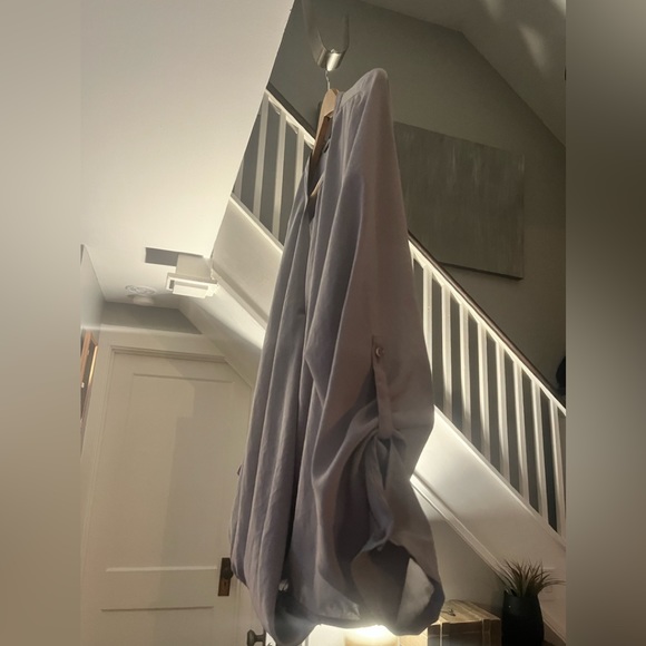 DKNY grey blouse M - Picture 5 of 8